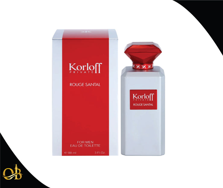 Korloff rouge Santal 88 ml for men eau de toilette