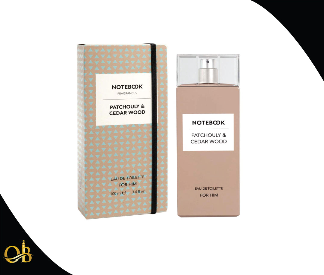 Notebook fragrances patchouli & cedar wood for him eau de toilette 100 ml