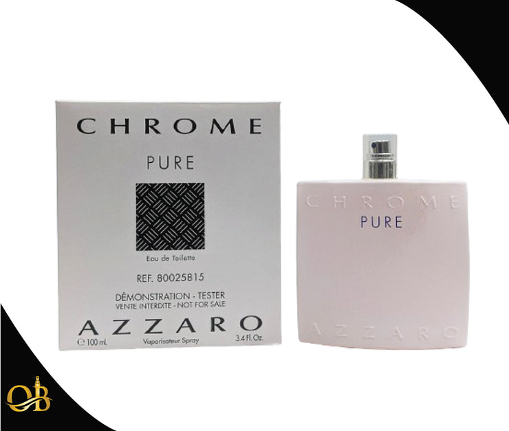 Tester azzaro chrome pure eau de toilette 100 ml