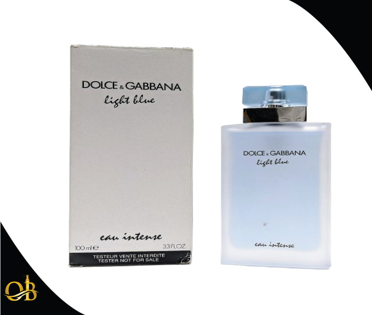 Tester dolce and Gabbana light blue eau intense for women 100 ml