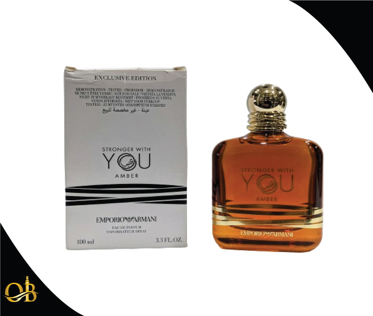 Tester emporio Armani stronger with you amber 100ml