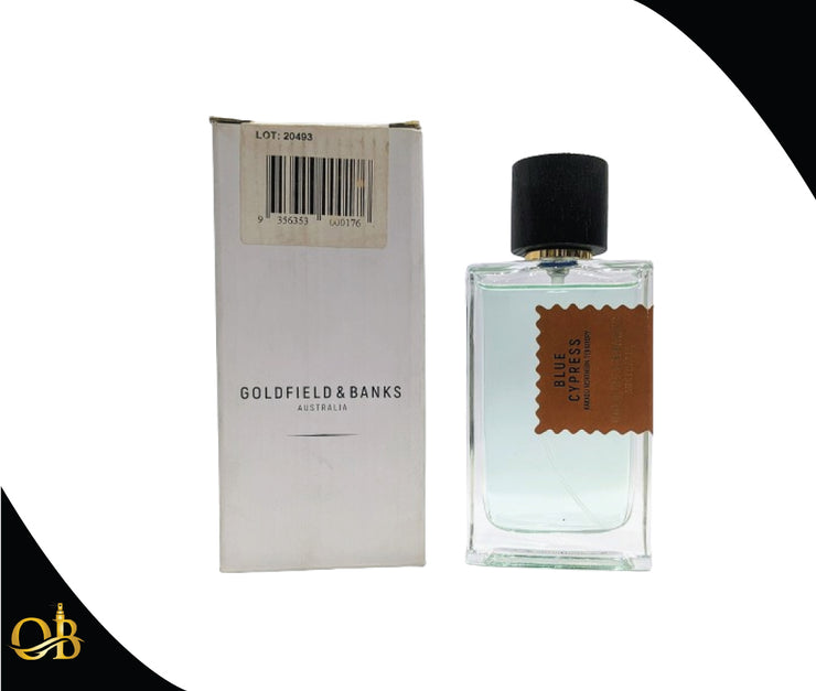 Tester goldfield and banks blue cypress100ml